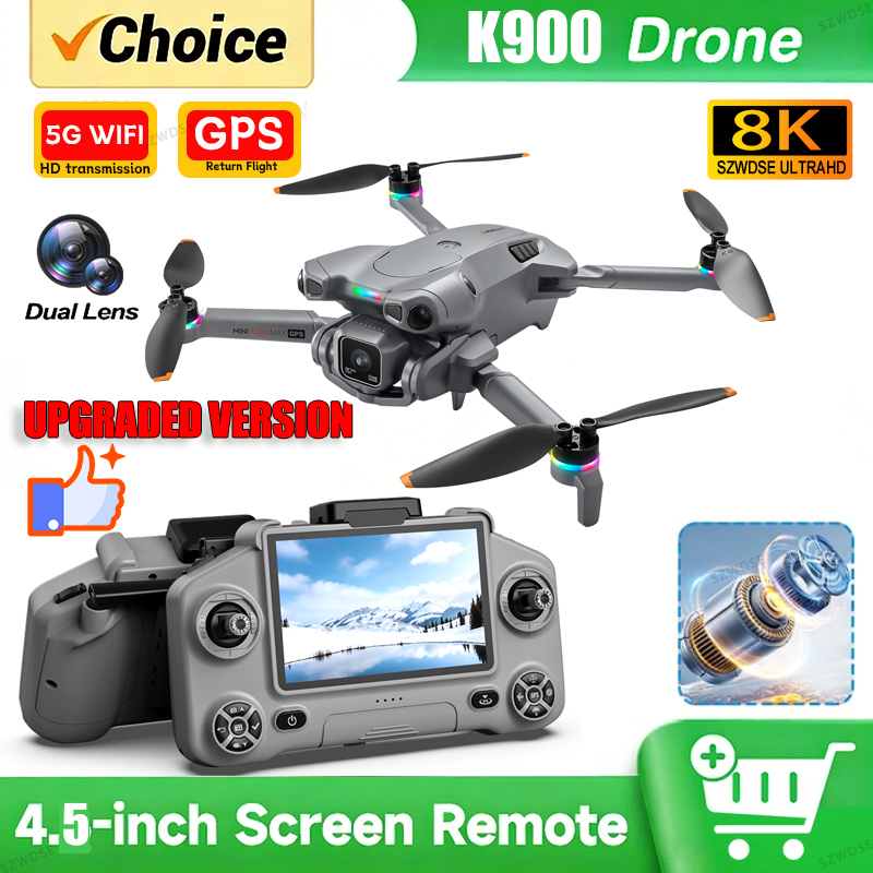 Drone Mapping - Yeni K900 MAX GPS Drone, 4K