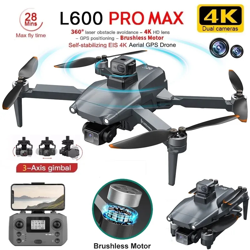 Drone Aerial Photography - L600 PRO MAX GPS Drone Profesyonel