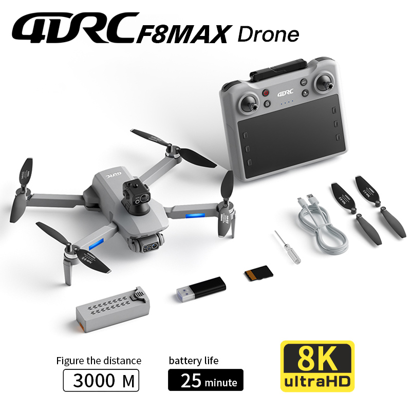 Drone Lidar - F8 MAX GPS Drone Profesyonel 8K