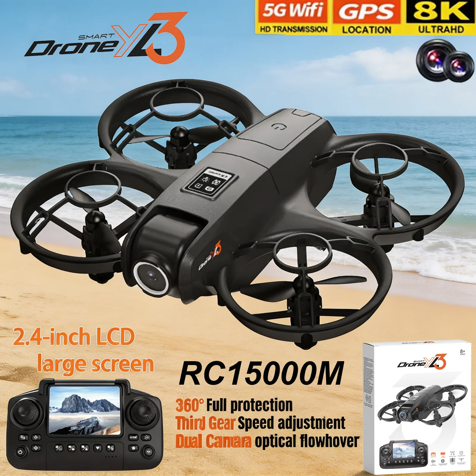 Drone Lidar - Yeni YL3 RC Drone 8K 1080P