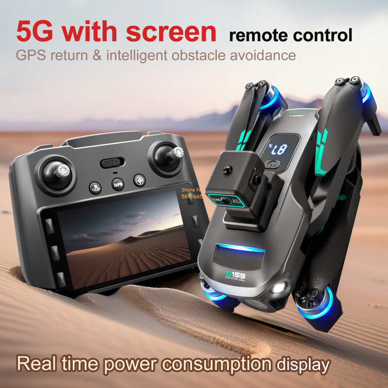 8K Çift Kamera 5G WIFI FPV Uza - Drone Lidar incelemesi ve fiyatı