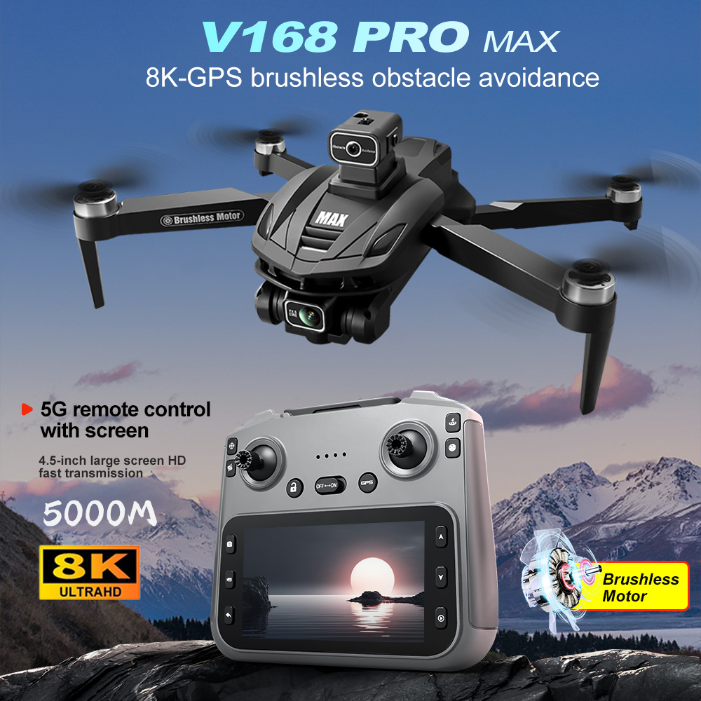 V168 PRO Max GPS Drone 8K Prof - Drone Multispectral incelemesi ve fiyatı