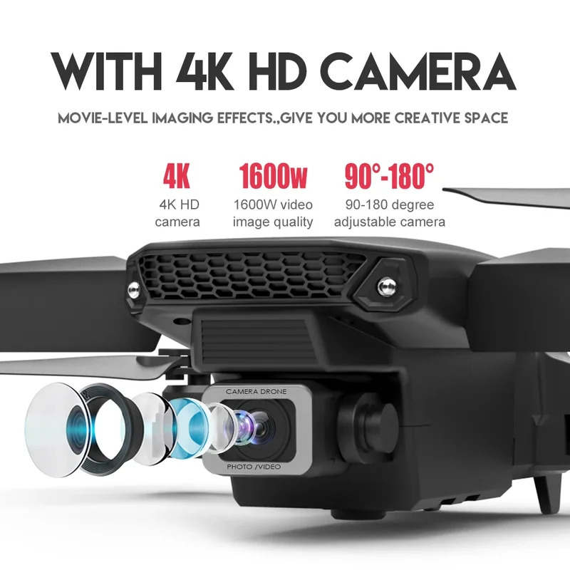 E88 Pro Akıllı Katlanabilir Dr - Drone Aerial Photography incelemesi ve fiyatı