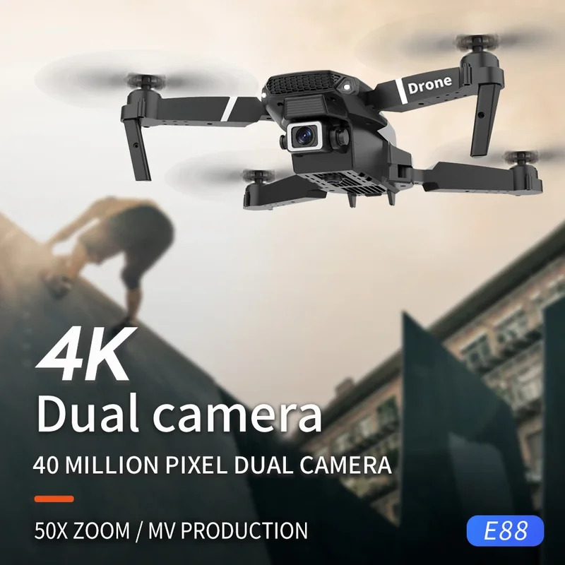 E88 Pro Akıllı Katlanabilir Dr - Drone Aerial Photography incelemesi ve fiyatı