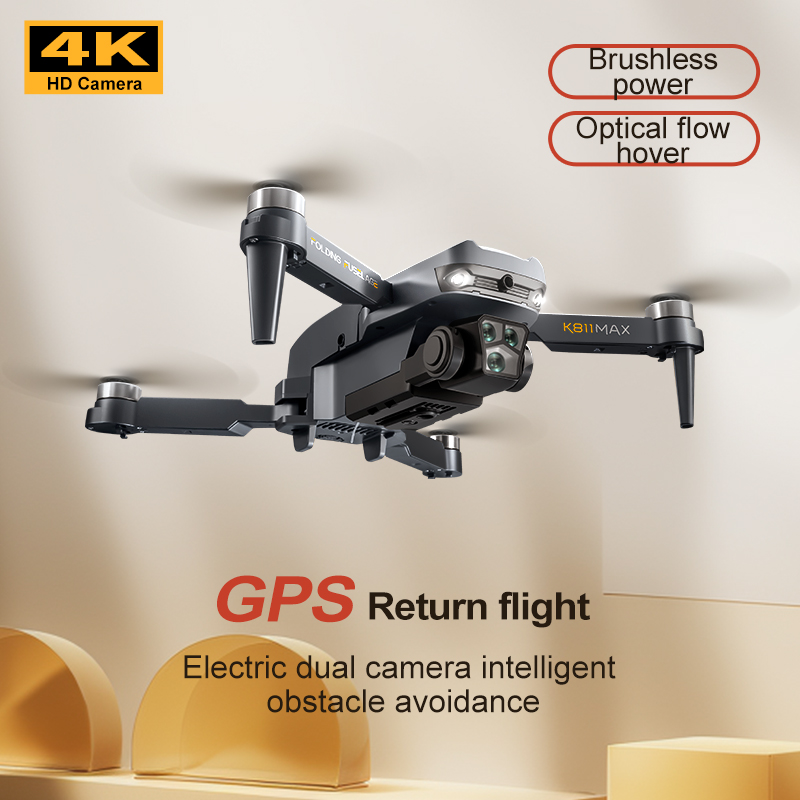 K811MAX Quadcopter Drone: Fırç - Drone Lidar incelemesi ve fiyatı