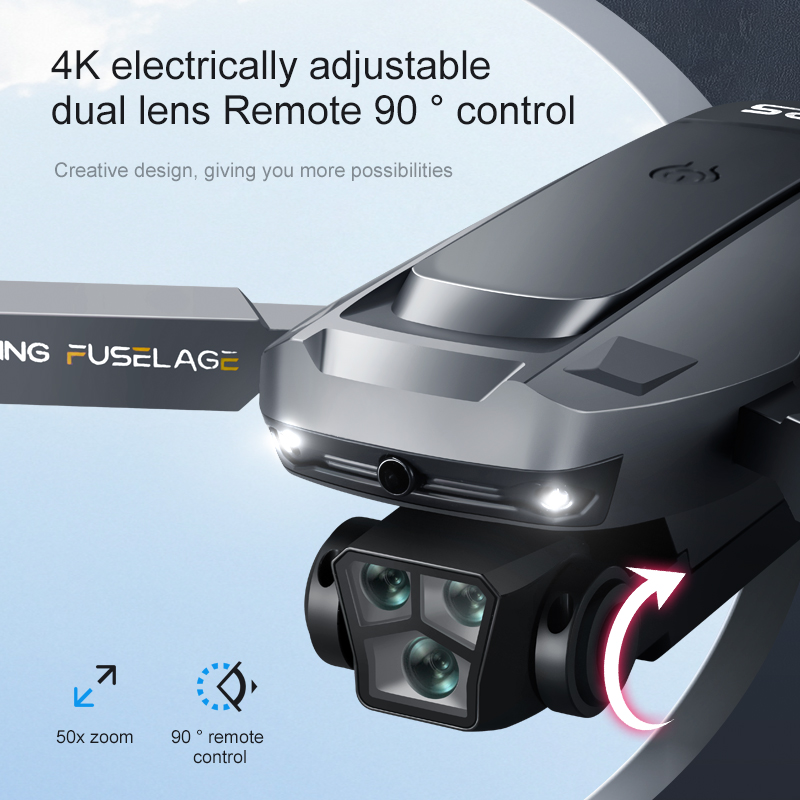 K811MAX Quadcopter Drone: Fırç - Drone Lidar incelemesi ve fiyatı