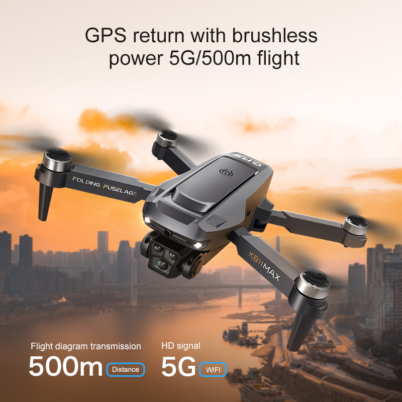 K811MAX Quadcopter Drone: Fırç - Drone Lidar incelemesi ve fiyatı