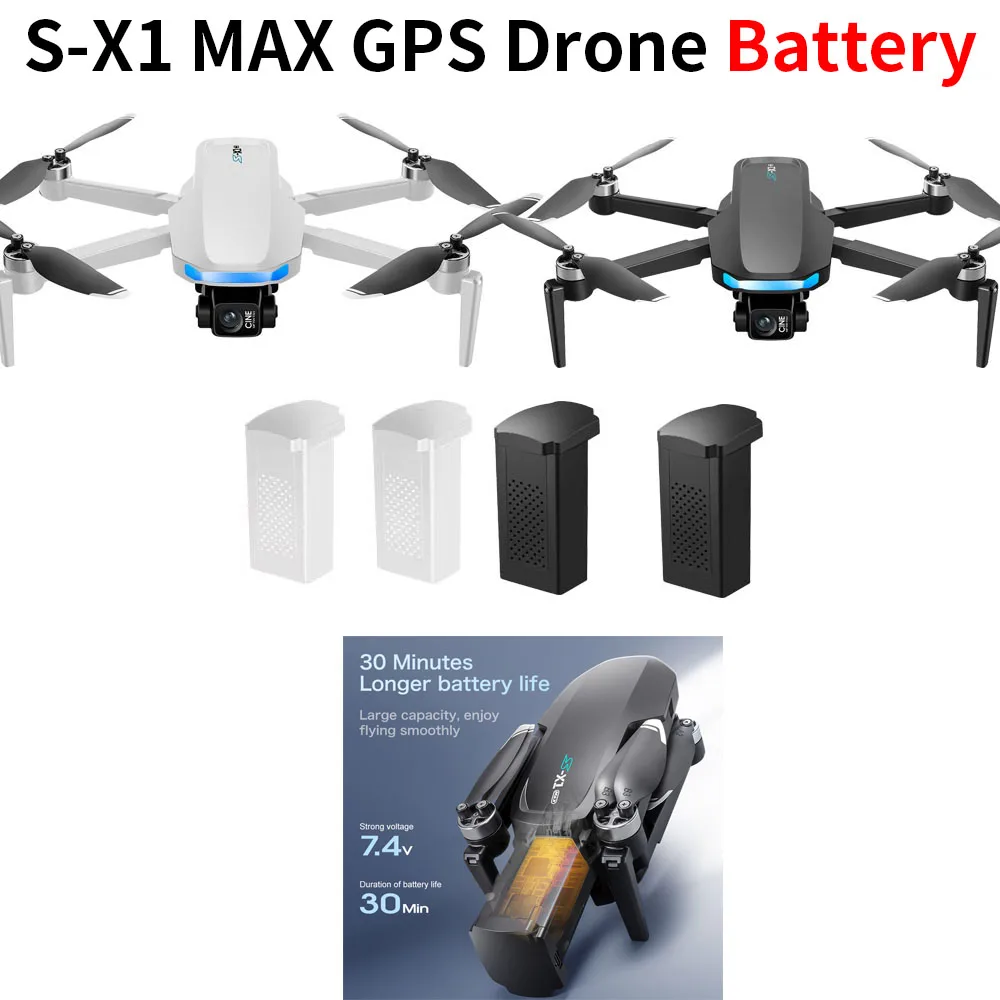 S-X1 MAX GPS Drone Pili 7.4V 1 - Drone Mapping incelemesi ve fiyatı